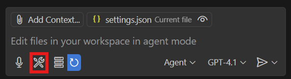 VS Code Tool selection